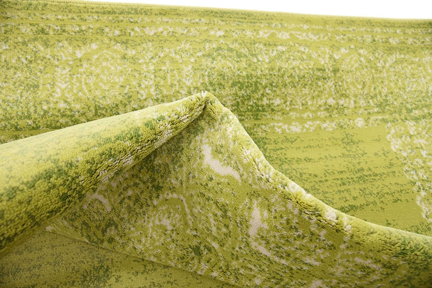 Modern Traditional Vintage Distressed Light Green Soft Area Rug