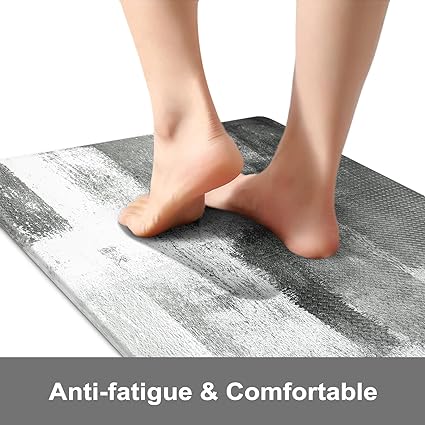 Boho Abstract Anti Fatigue Kitchen Rugs Sets of 2