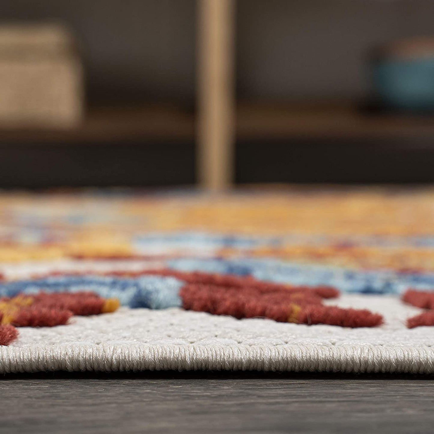 Gordes Paisley Indoor/Outdoor Orange/Multi Rug
