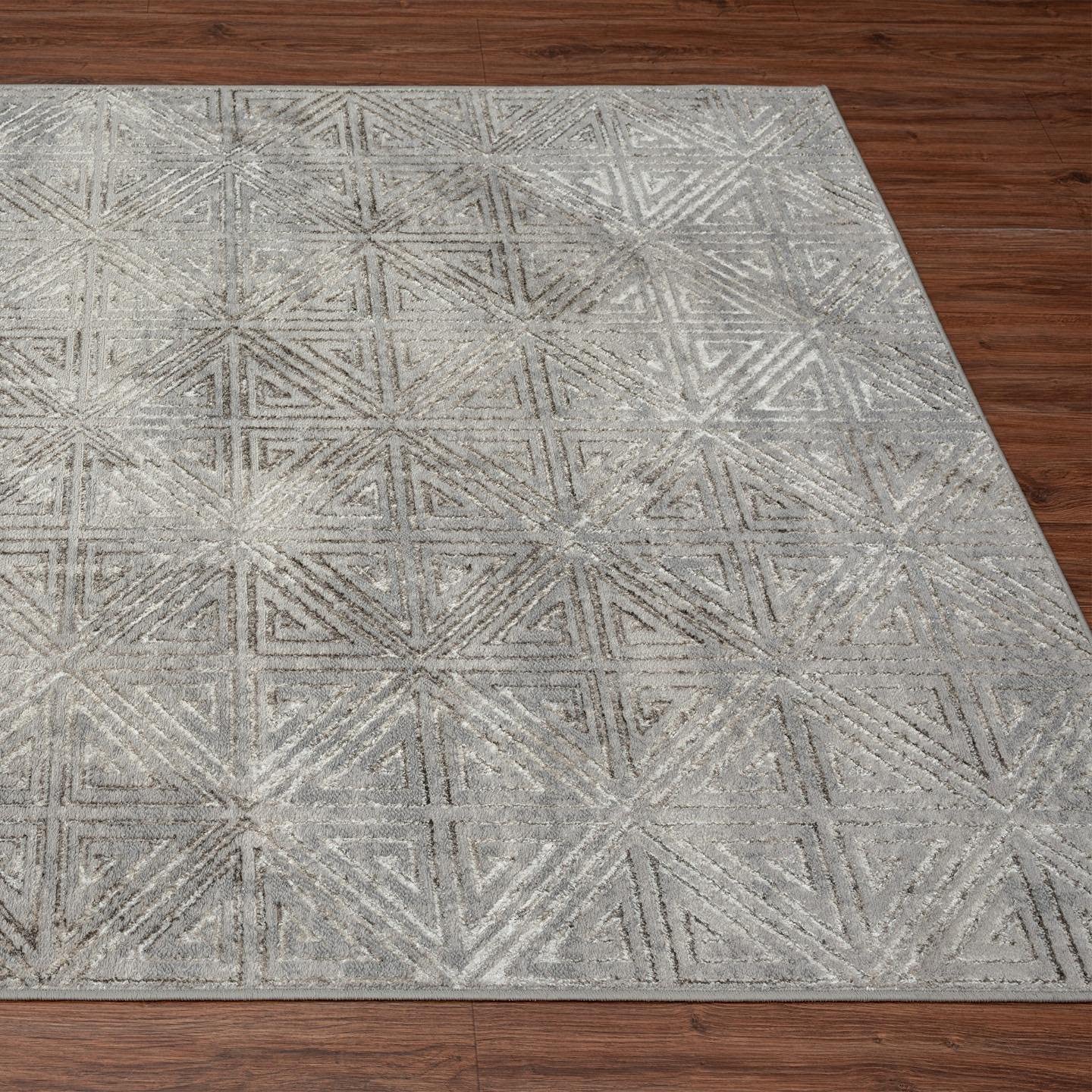 Florance Collection Vizon Modern Geometric Soft Area Rug
