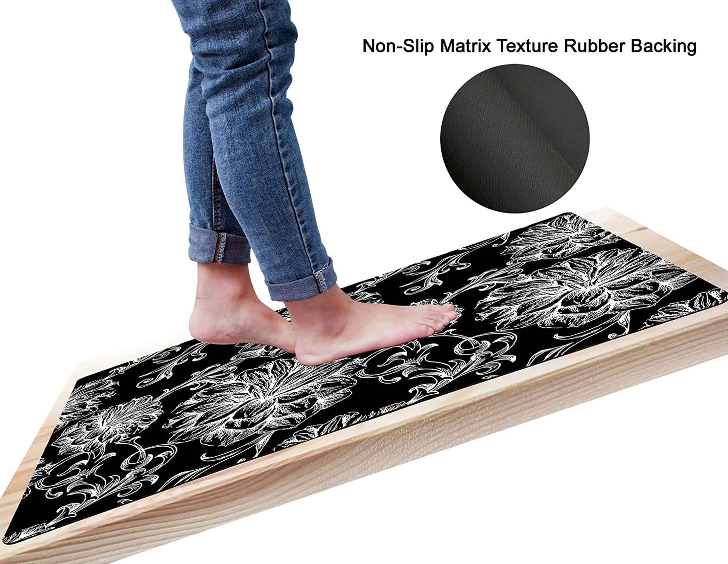 1/10 Inch Ultra Thin Front Door Washable Mat