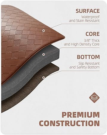 17βx71β Foam Comfort Kitchen Padded Mats for Standing, Waterproof Kitchen Sink Runner Rug