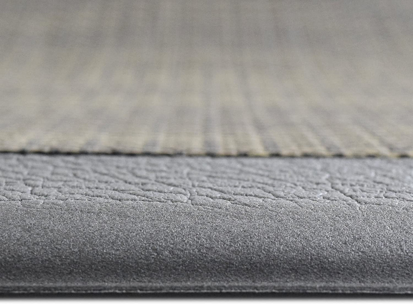 Ergonomic Anti Fatigue Workstation Memory Foam Mat in Stone 39"×20"×0.50" (L×W×H)