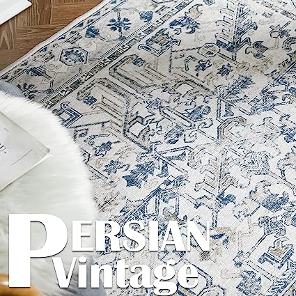 Entryway Persian Vintage Foldable Traditional Area Rug