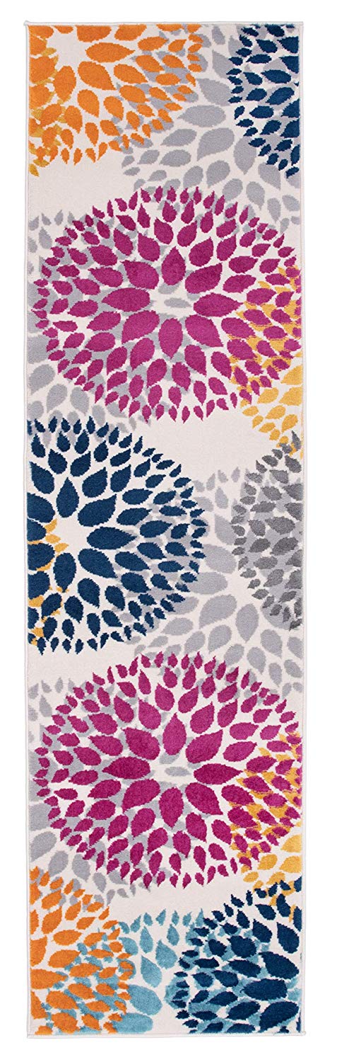 Floral Multi-color Area Rugs