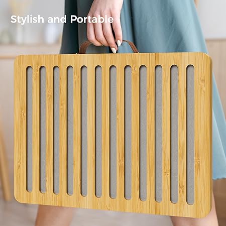 Fast Drying Diatomaceous Earth Stone Mat, Absorbing Instant Dry Sink Rack for Dishes, Cups and More