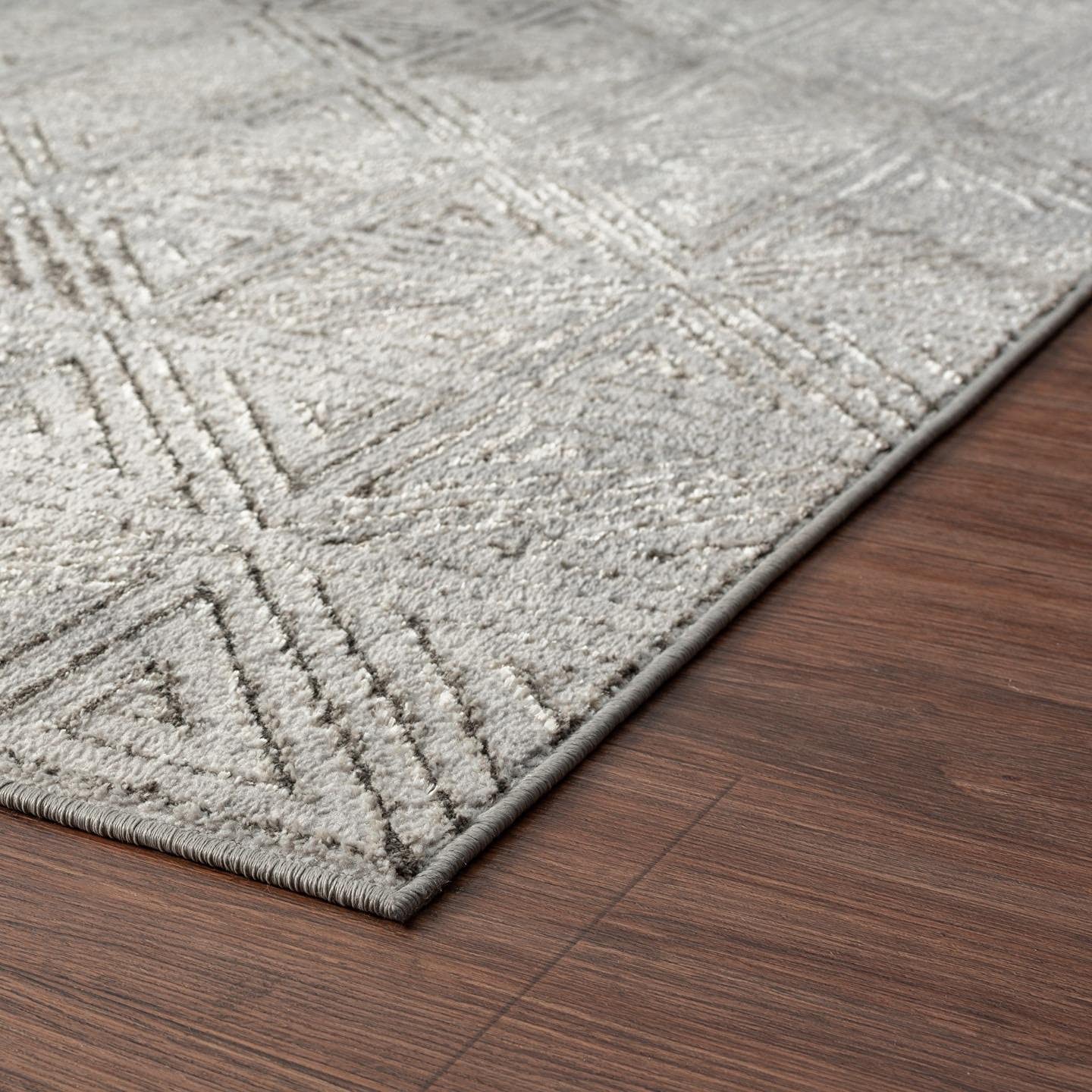 Florance Collection Vizon Modern Geometric Soft Area Rug
