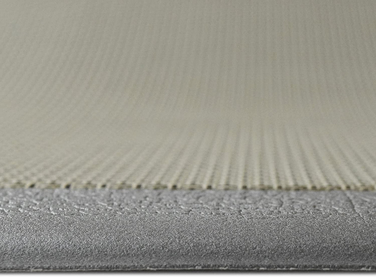 Ergonomic Anti Fatigue Workstation Memory Foam Mat in Stone 39"×20"×0.50" (L×W×H)