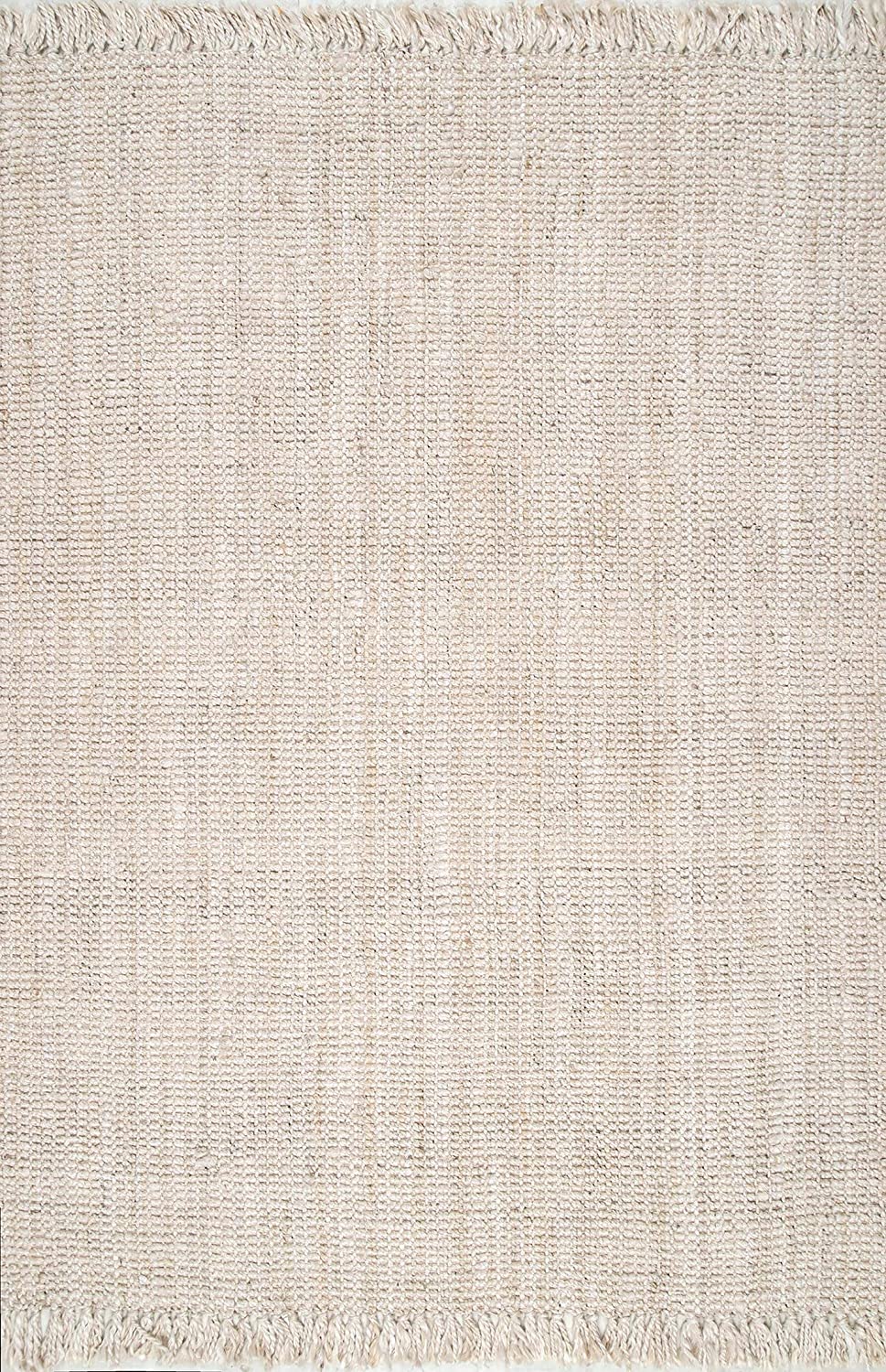 Chunky Loop off-White Jute Rug - Multiple sizes available