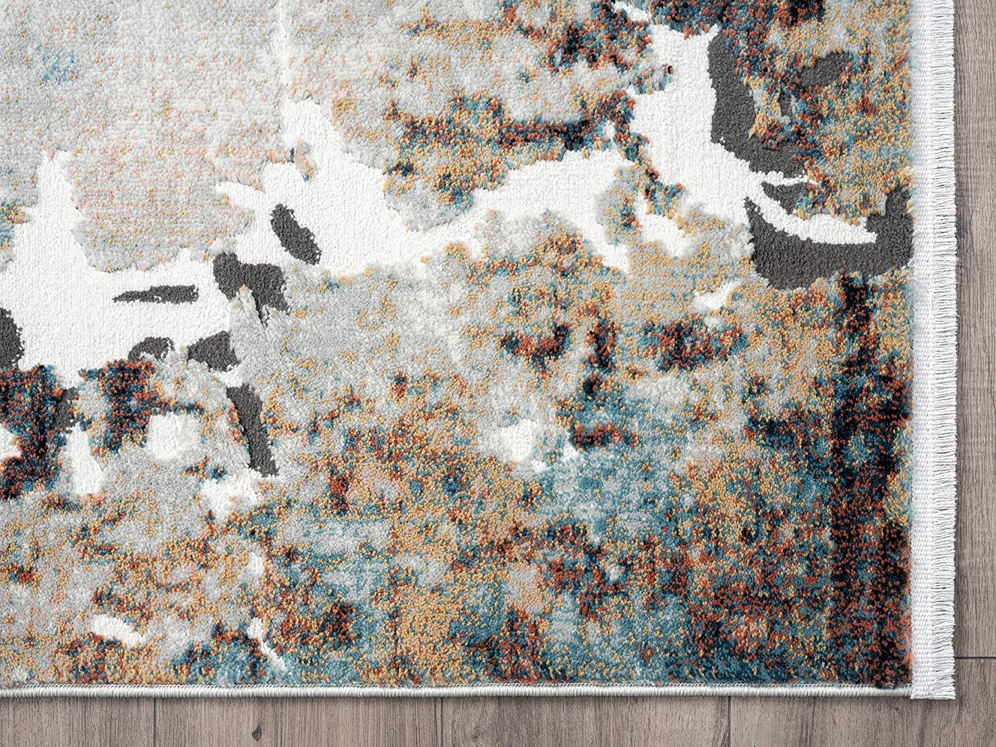 Contemporary Distressed Farmhouse Modern Multi Area Rug
