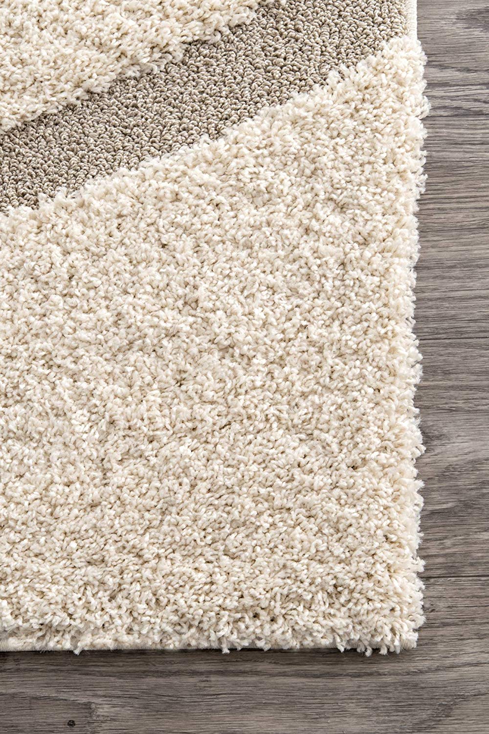 Cream Beige Soft Plush Shag Area Rug