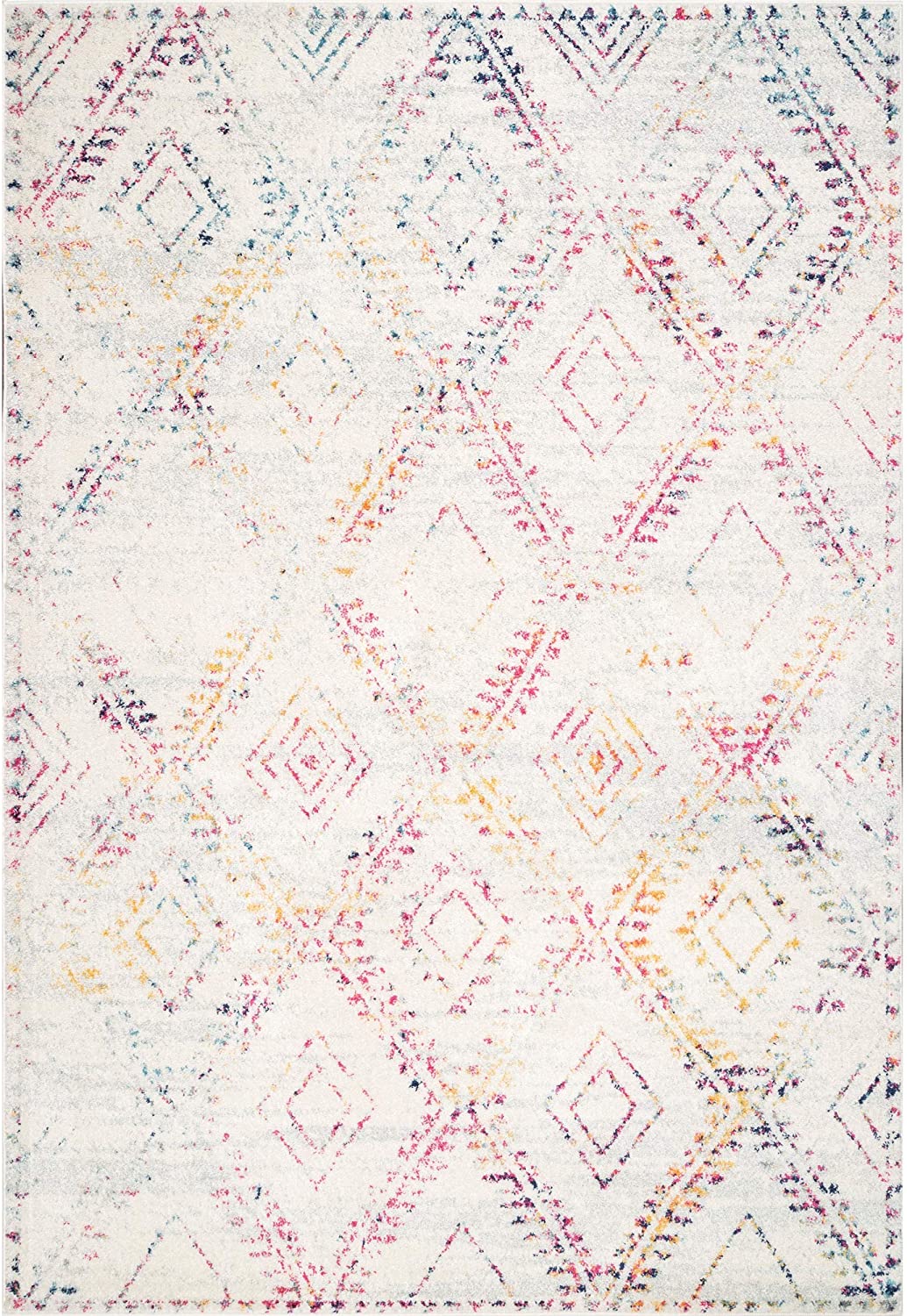 Cherelle Geometric Area Rug, Multi