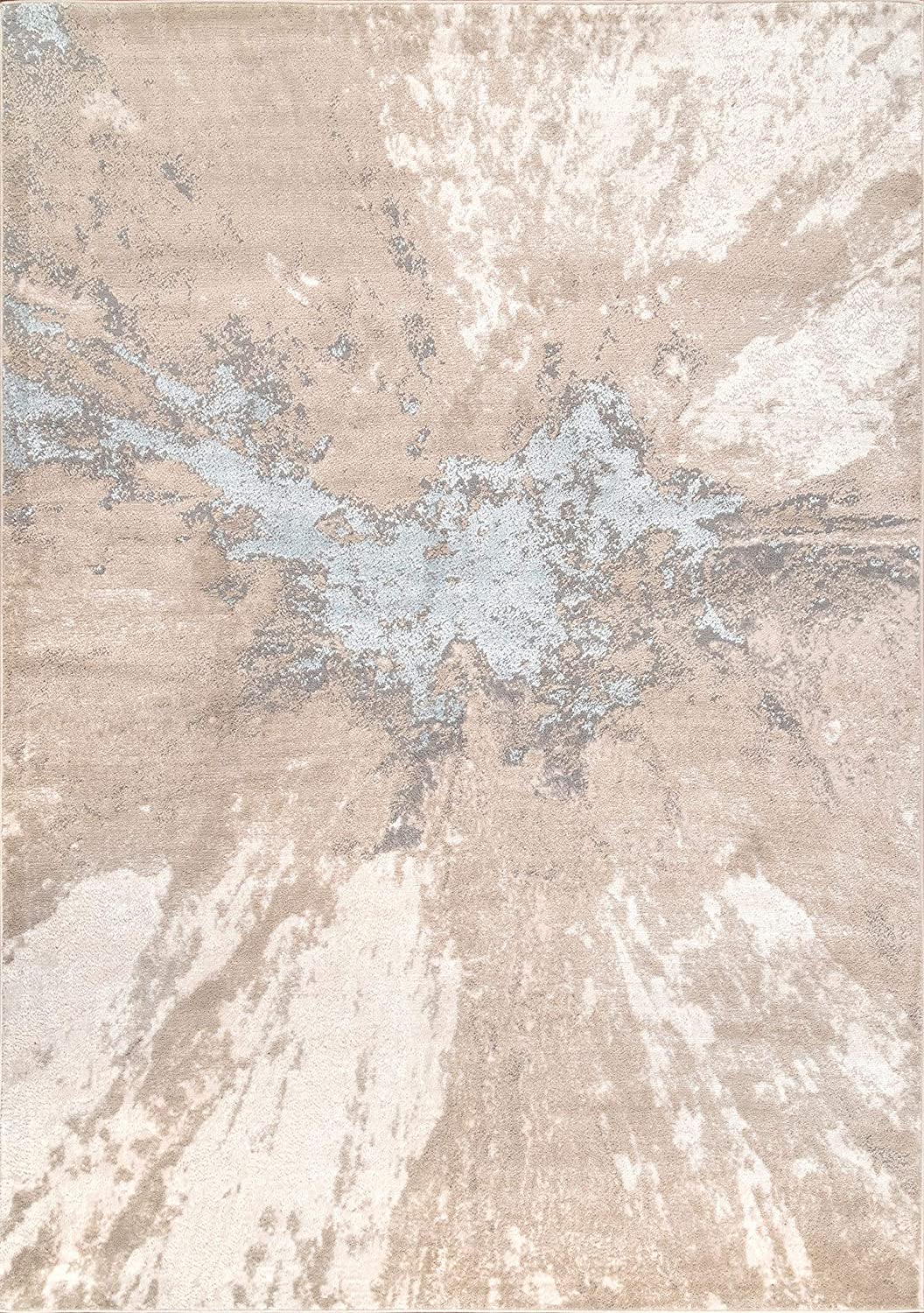 Cyn Abstract Area Rug,Beige