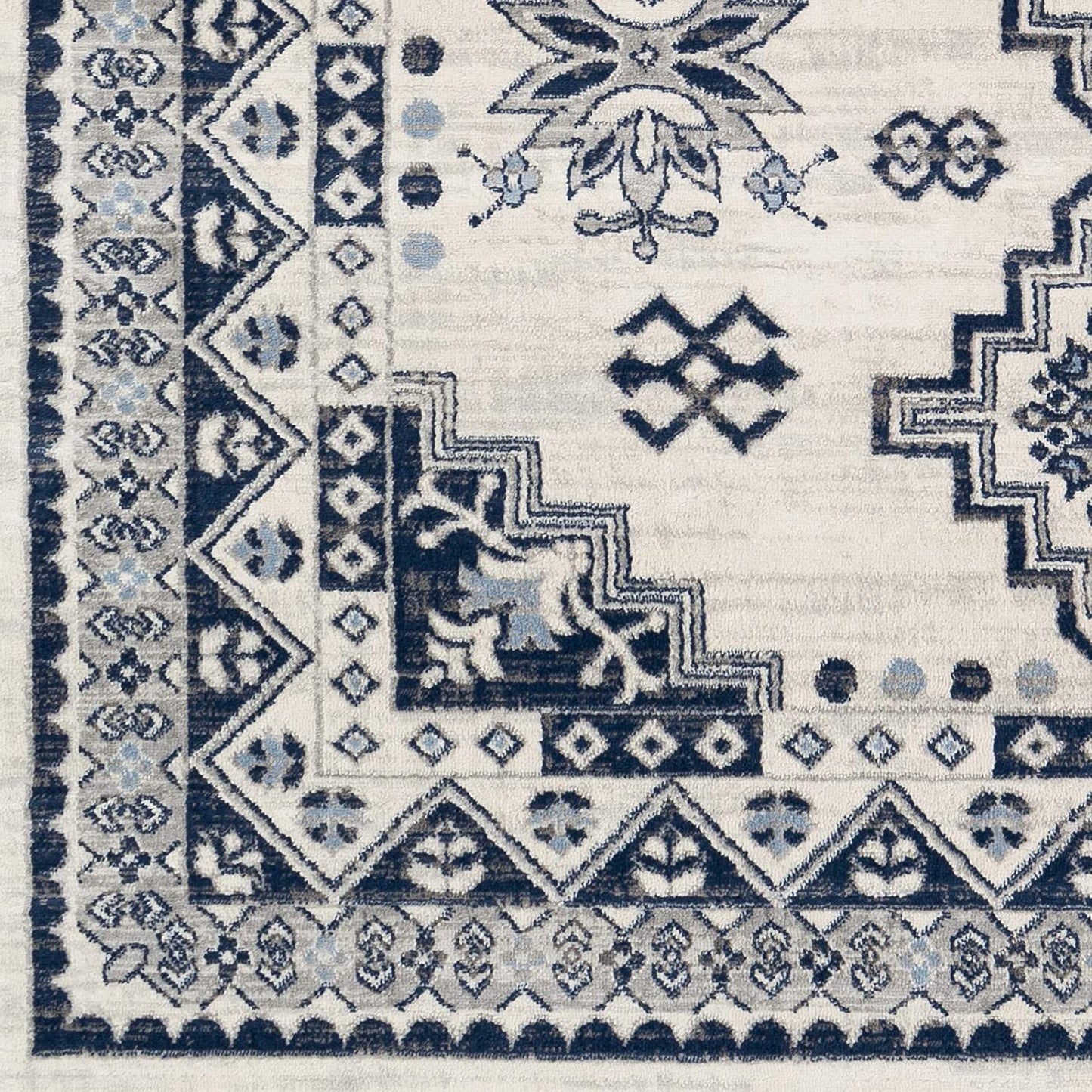 Dagmara Soft Area Rug Navy Blue