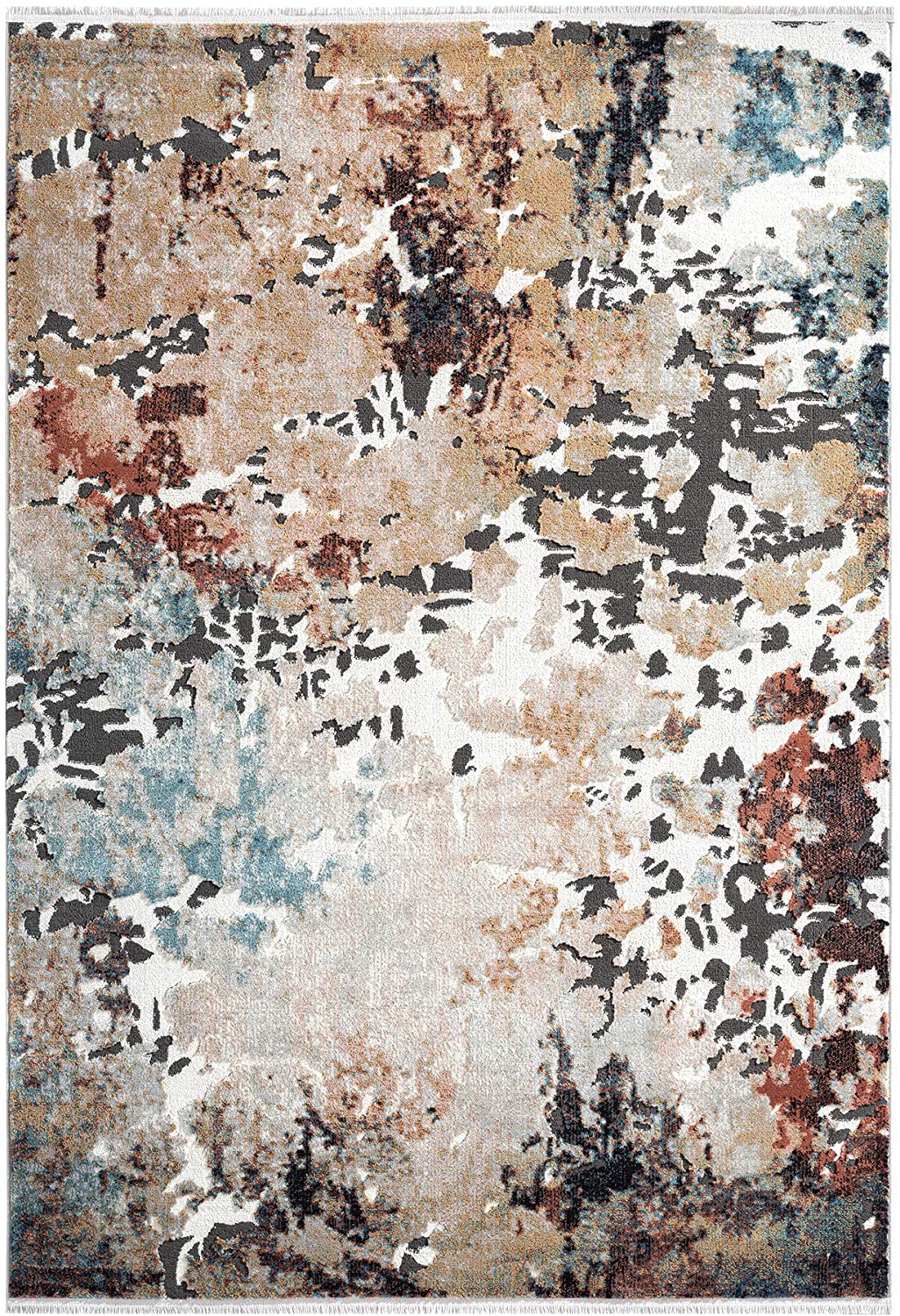 Contemporary Distressed Farmhouse Modern Multi Area Rug
