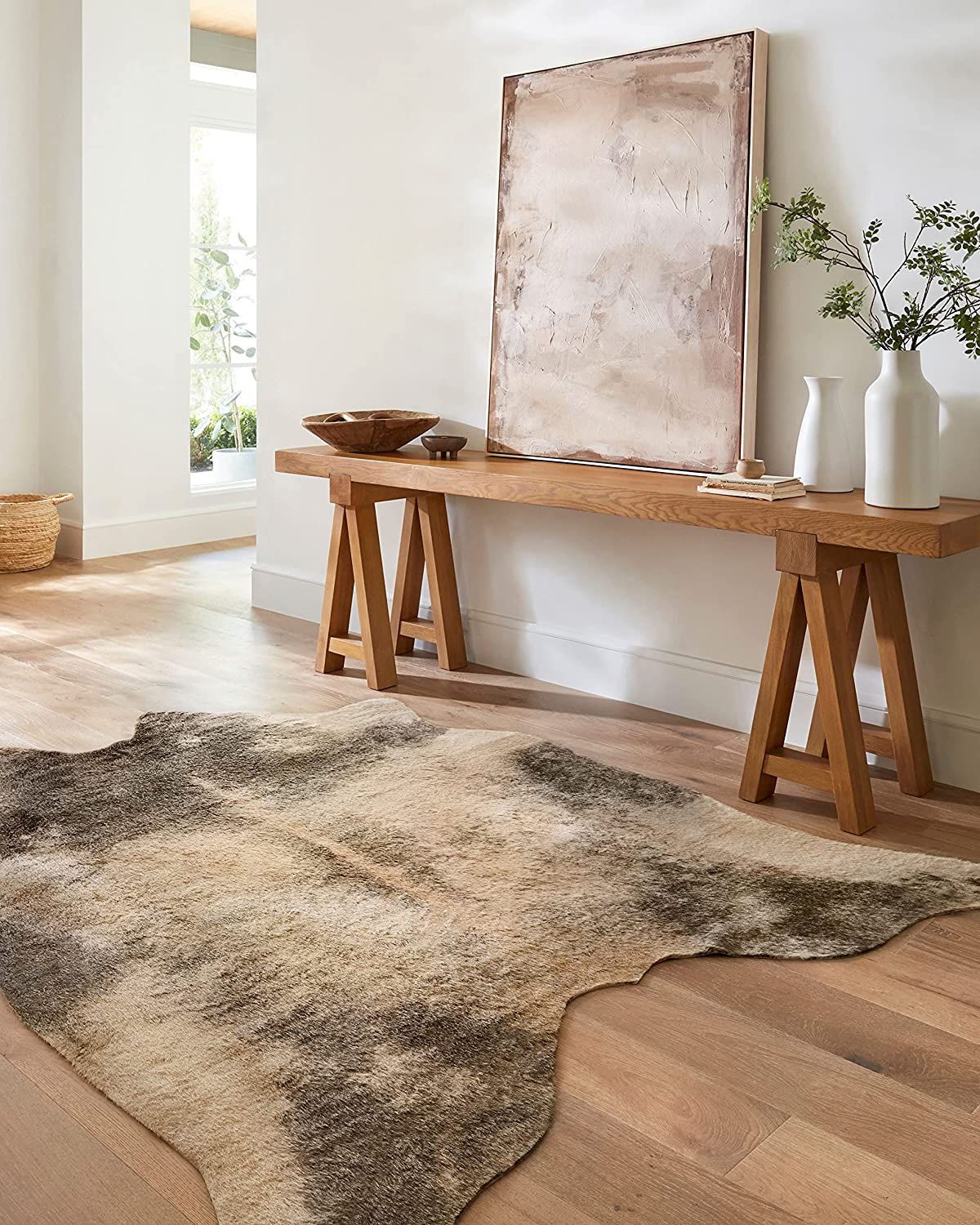 Grand Canyon Soft Area Rug BEIGE/ASH