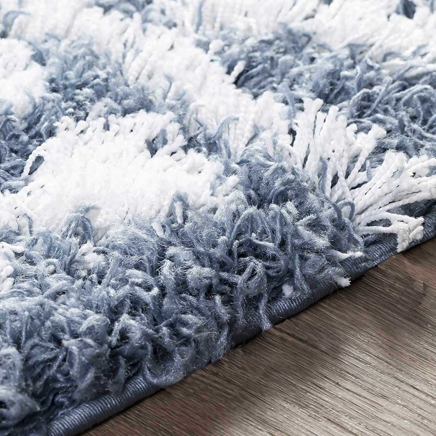Hapsburg Beige Soft Area Rug, Denim