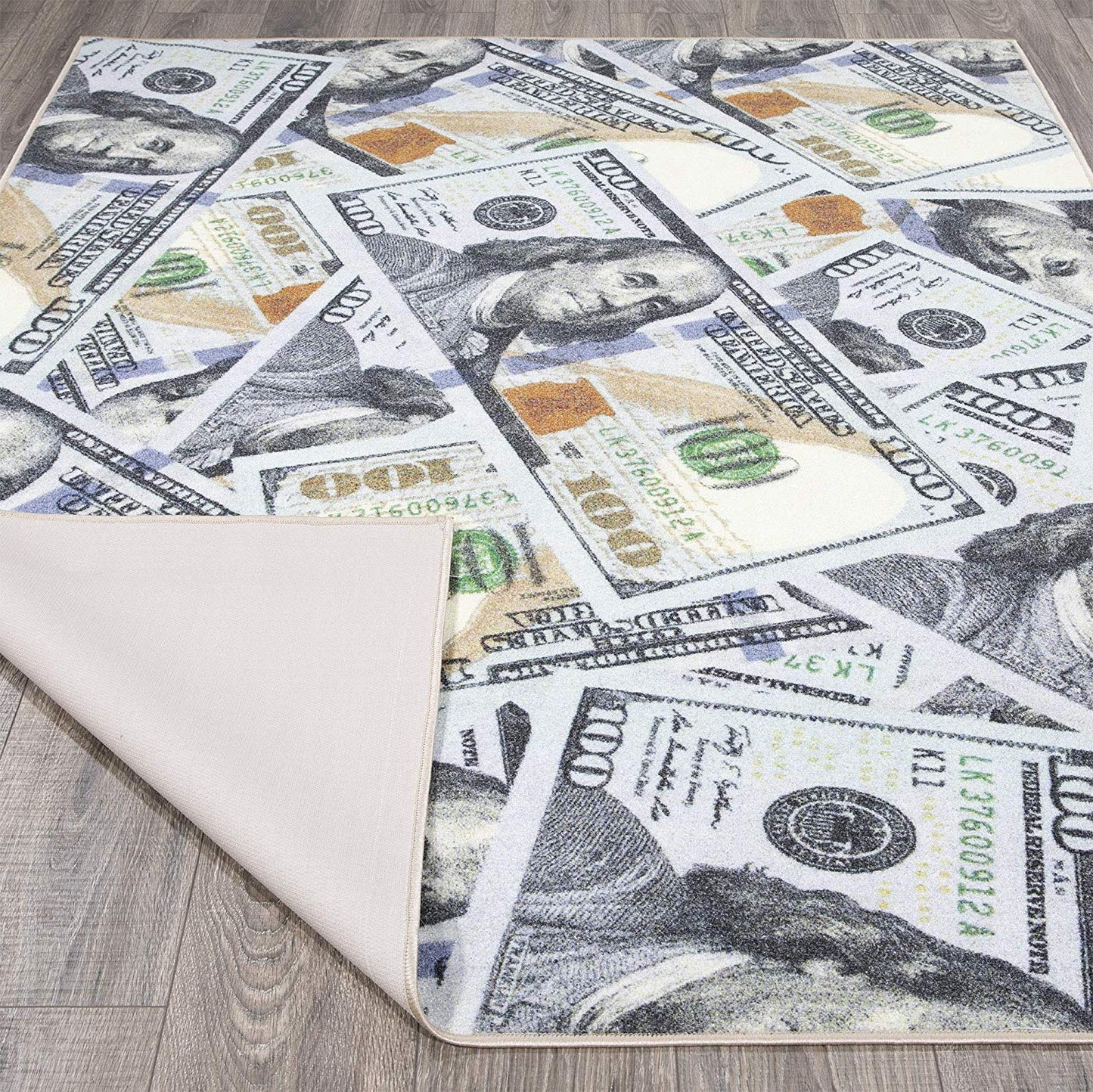 Dollar Printed Pattern Non-skid Area rug