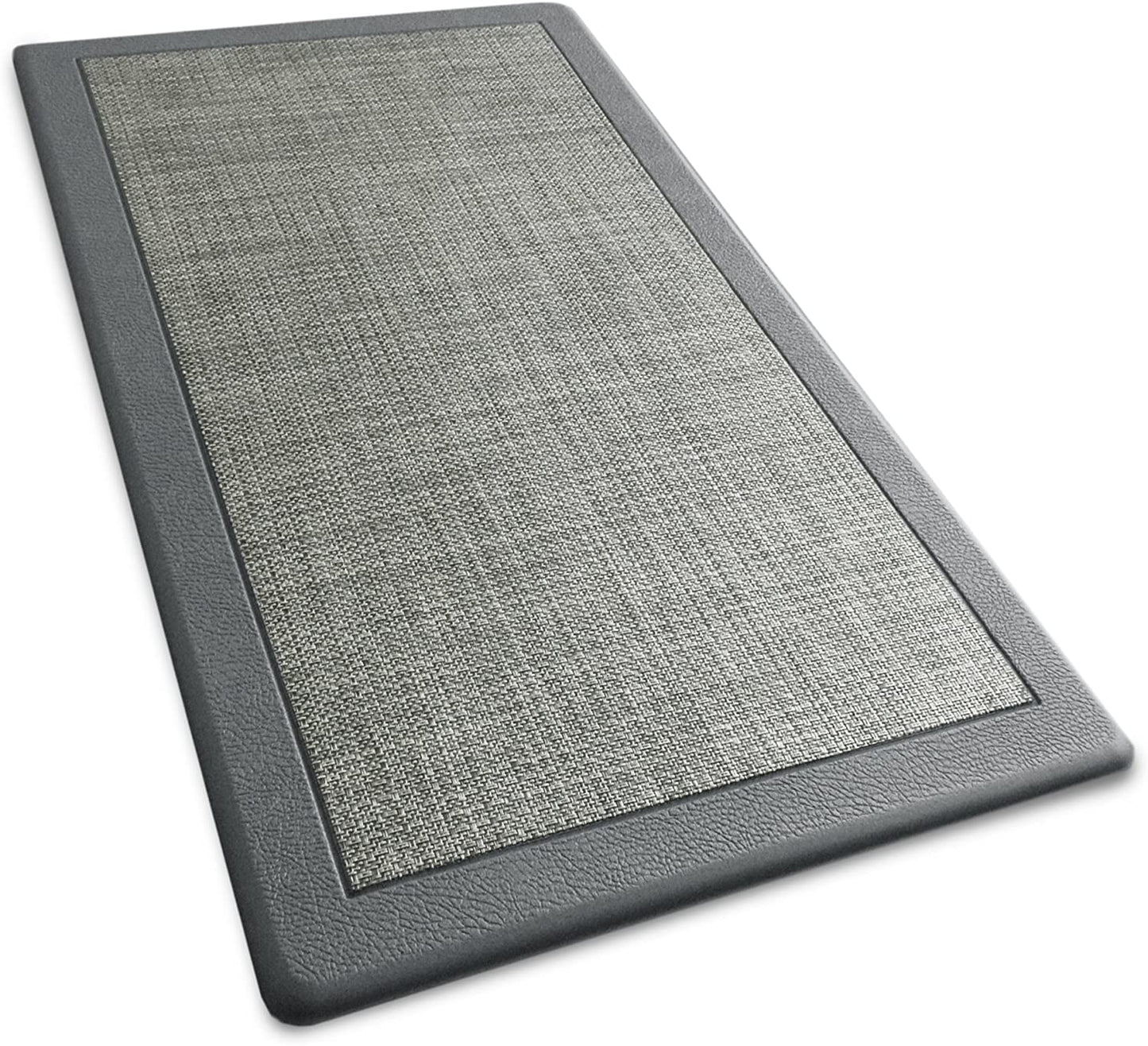 Ergonomic Anti Fatigue Workstation Memory Foam Mat in Stone 39"×20"×0.50" (L×W×H)