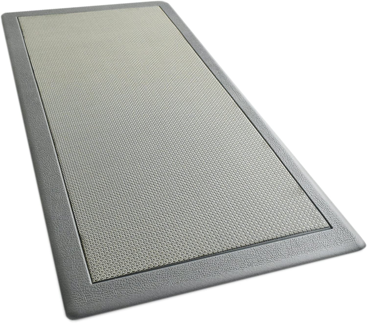 Ergonomic Anti Fatigue Workstation Memory Foam Mat in Stone 39"×20"×0.50" (L×W×H)