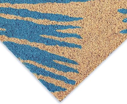 Natura Door Mat - Novelty Designs, Durable Natural Coir & Vinyl Back, Long Lasting Color, Foyers, Porches, Patios & Decks, Sunflower, 1'6" x 2'6"