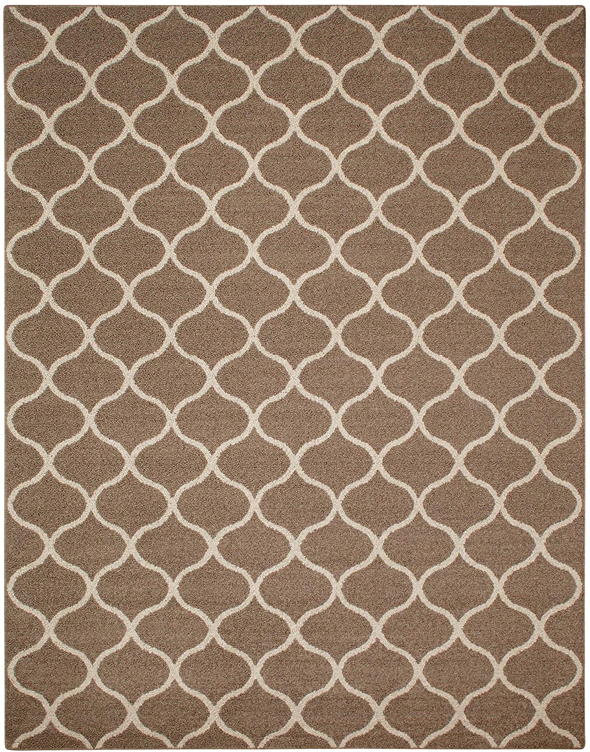 Maples Rugs Rebecca Contemporary Kitchen Rugs Brown/White