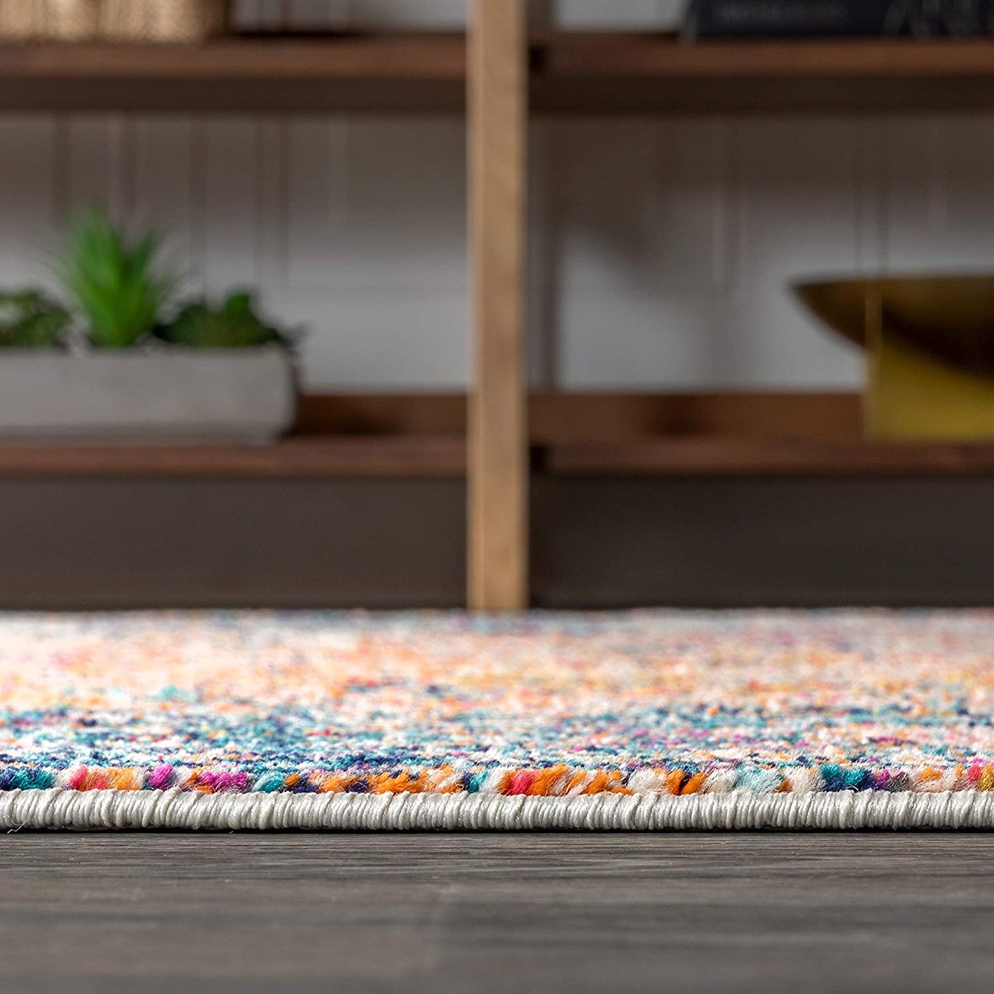 Bohemian Boho Vintage Faded Cream/Navy Rug