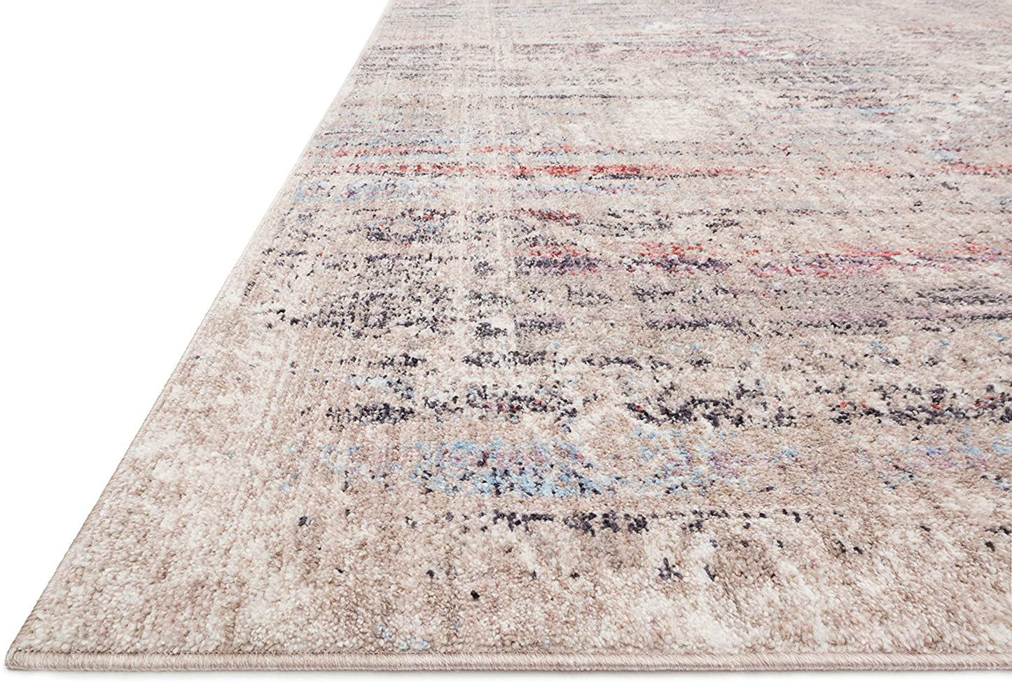 Dante Collection Soft Area Rug Beige/Multi