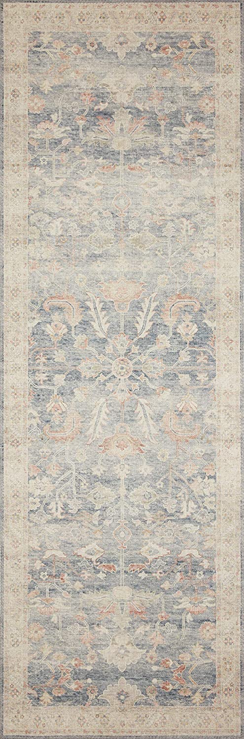 Hathaway Collection Blush / Multi Traditional Soft Area Rug