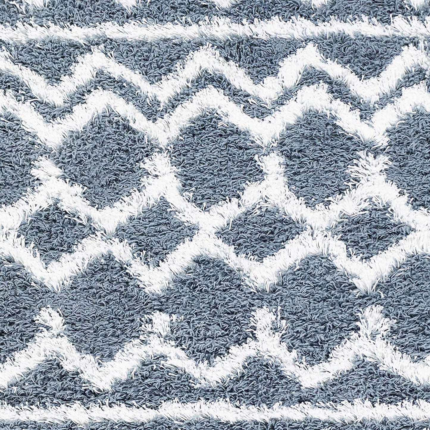 Hapsburg Beige Soft Area Rug, Denim