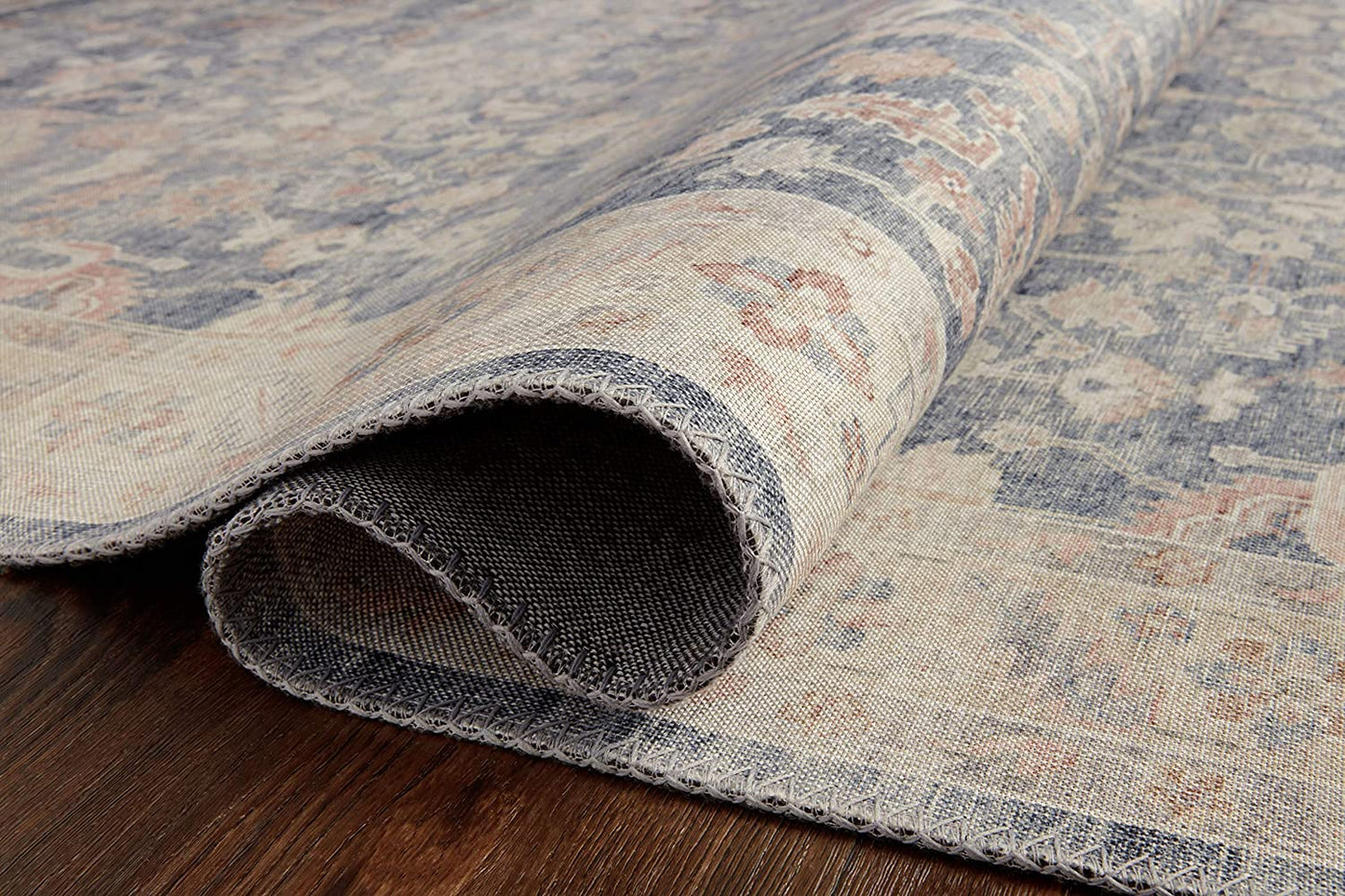 Hathaway Collection HTH-04 Beige / Multi, Traditional Area Rug