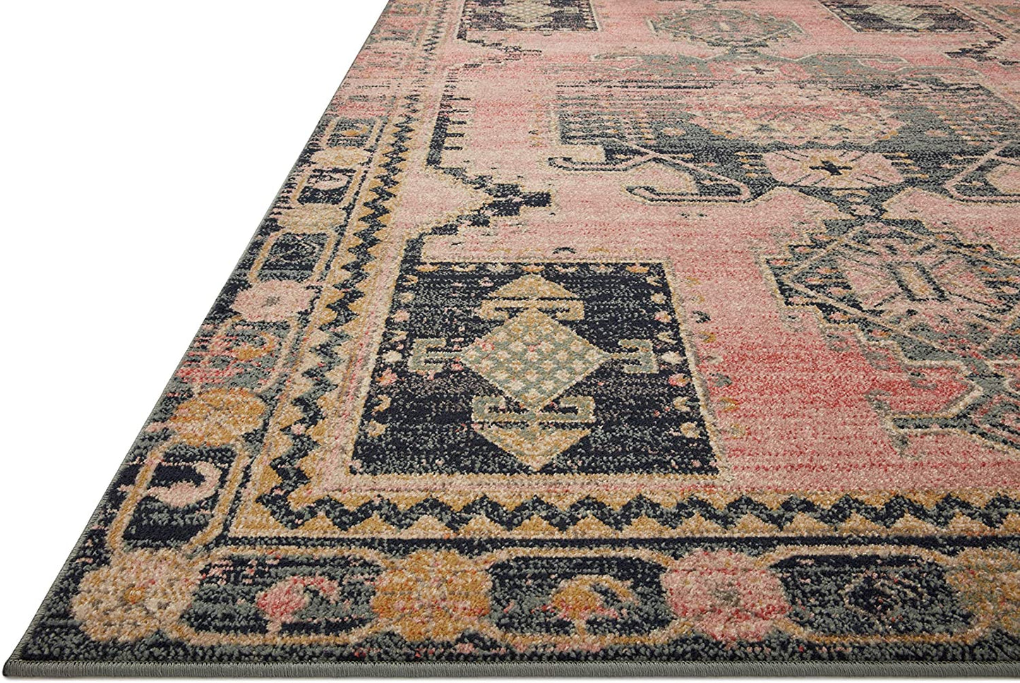 Jocelyn Collection Rose / Rose Transitional Soft Area Rug