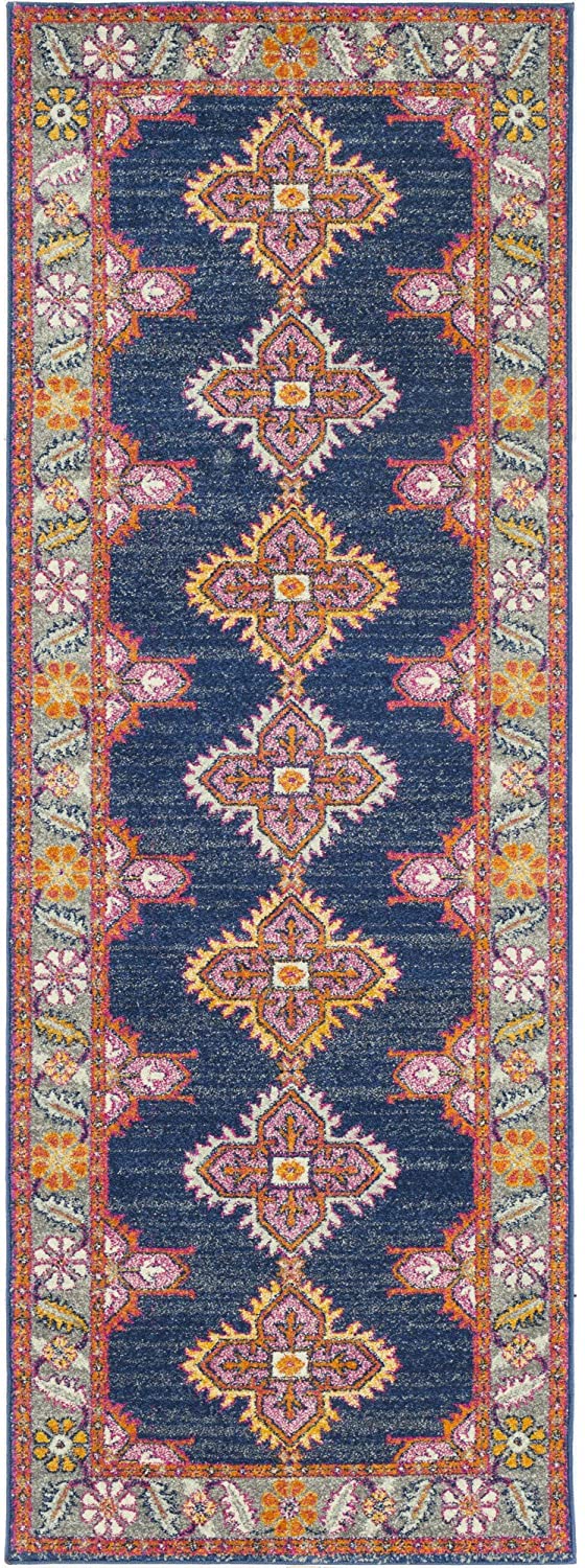 Elodia Soft Area Rug Dark Blue