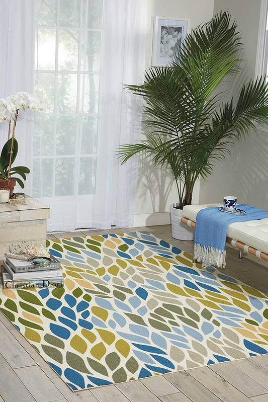 Indoor Outdoor Multicolor Area Rug