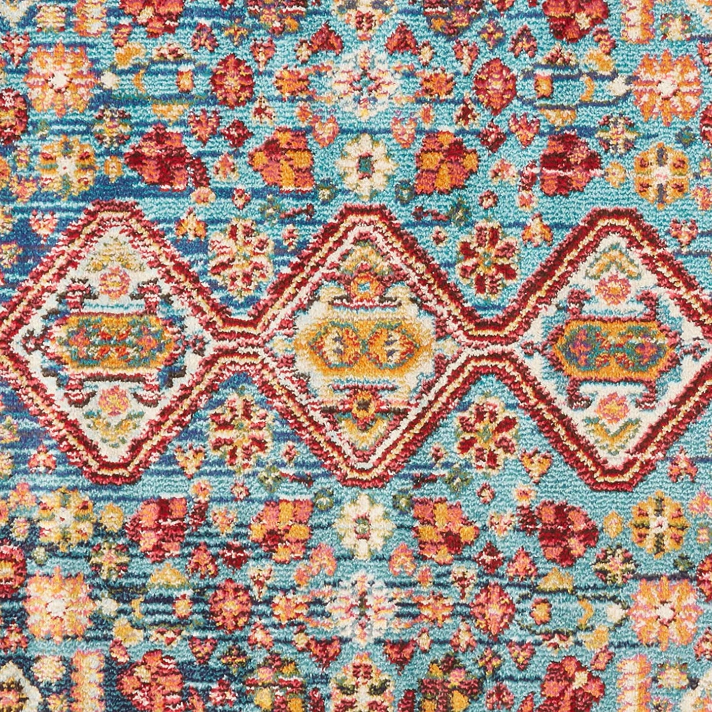 Meadow Vintage Vibrant Area Rug, Multi