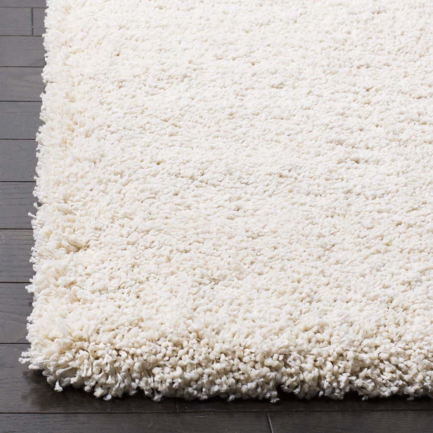 Ivory Soft Plush Shag Area Rug