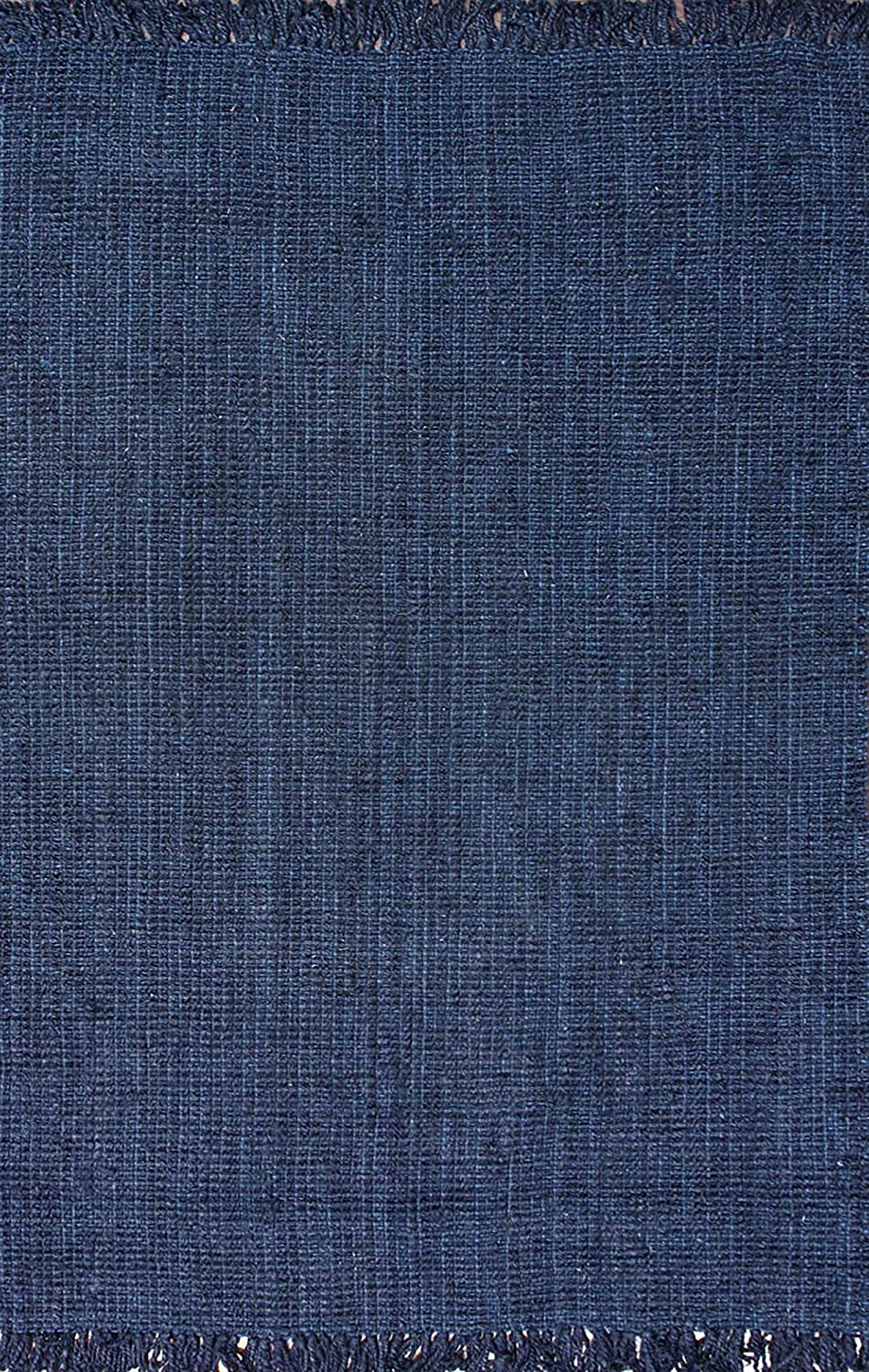 Chunky Loop Navy Blue Jute Rug - Multiple sizes available