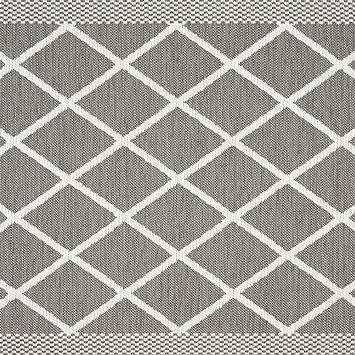 Miles Modern Diamond Anti-Fatigue Air-Infused Kitchen Mat, Beige, 19.6"x32"
