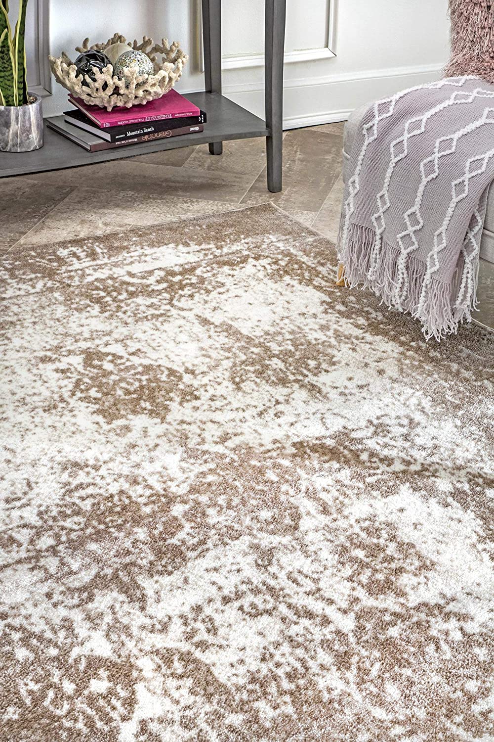Eleri Vintage Soft Area Rug, Beige