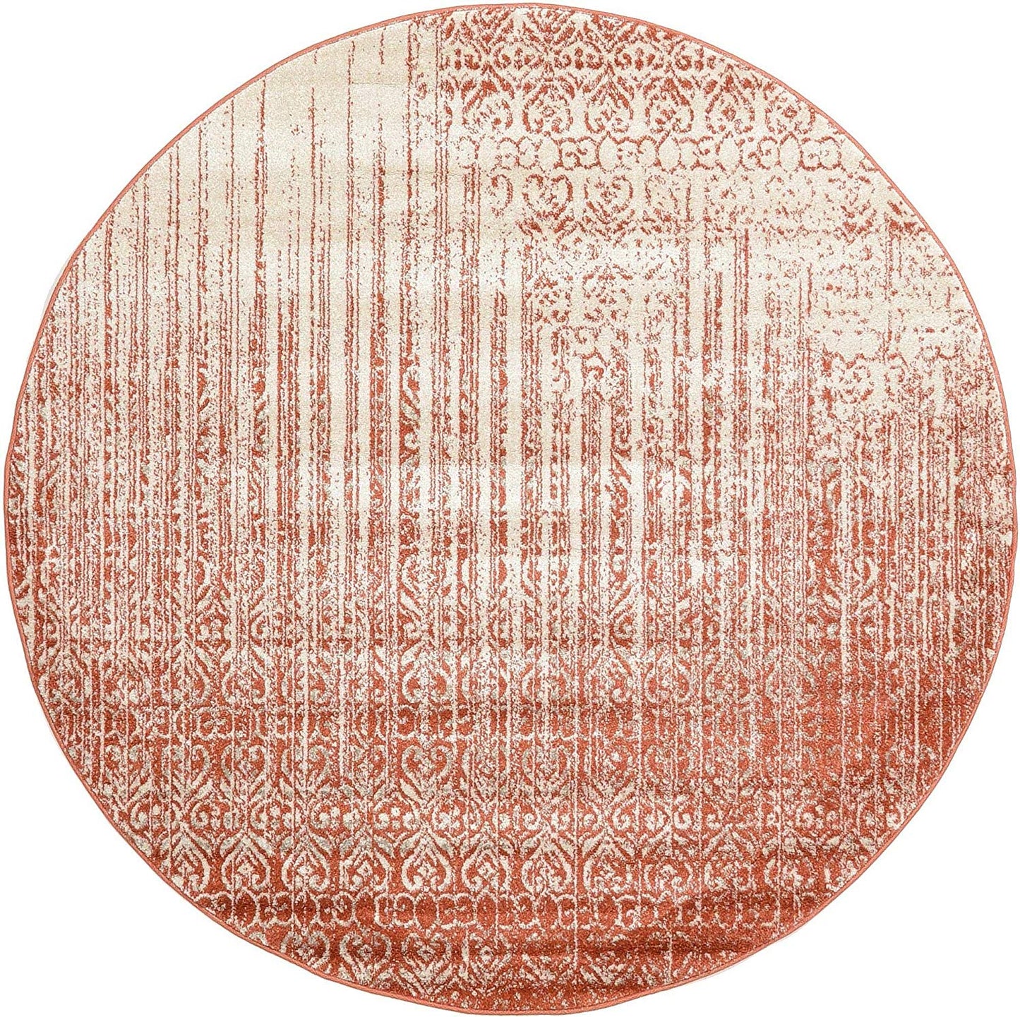 Modern Distressed Red Soft Area Rug