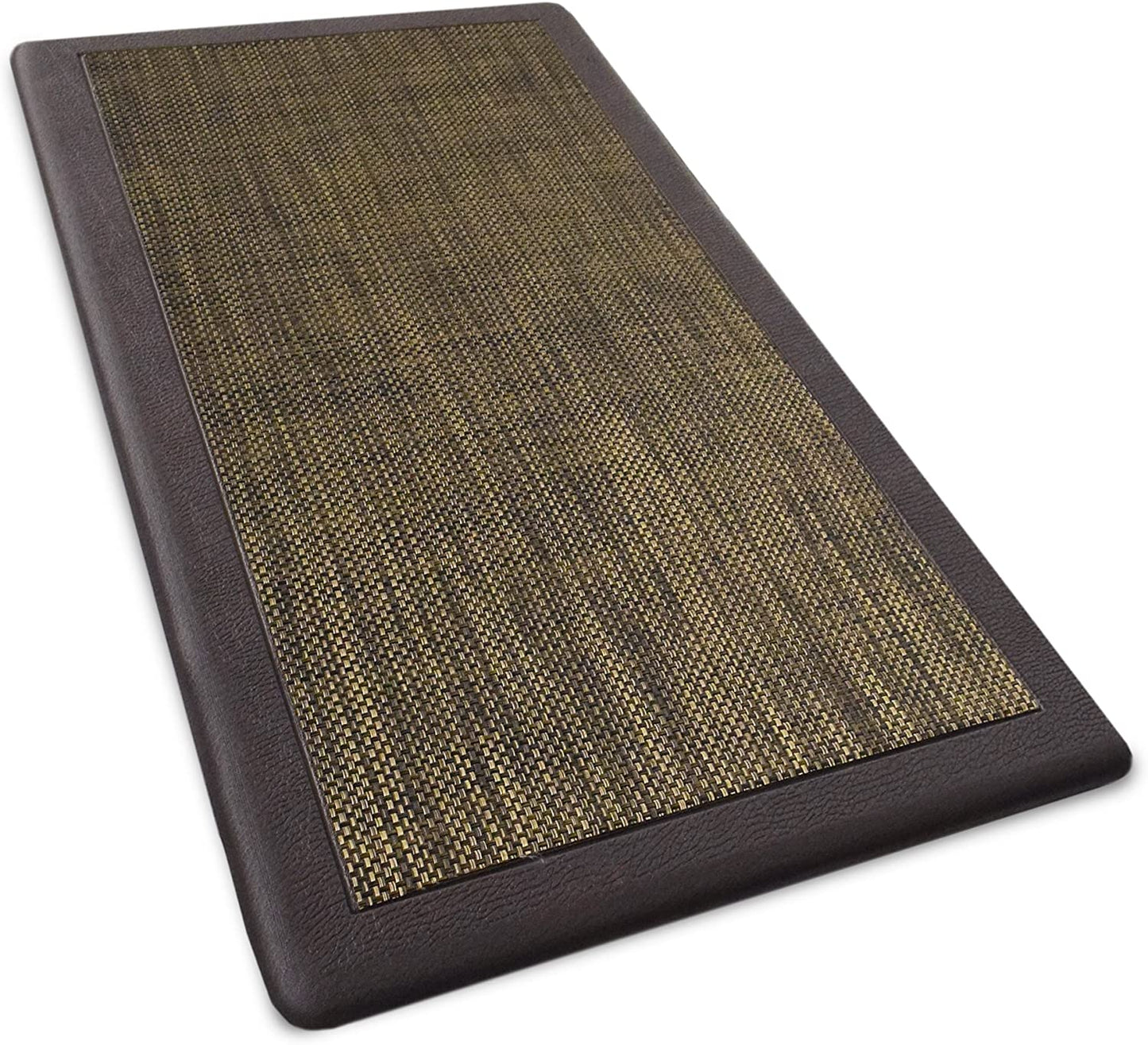 Ergonomic Anti Fatigue Workstation Memory Foam Mat in Stone 39"×20"×0.50" (L×W×H)