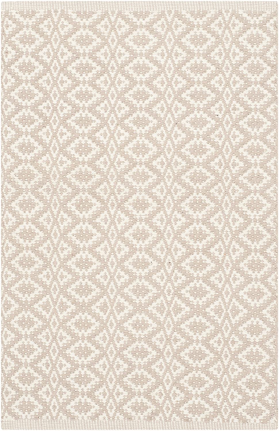 Handmade Cotton Soft Rug, Ivory / Beige