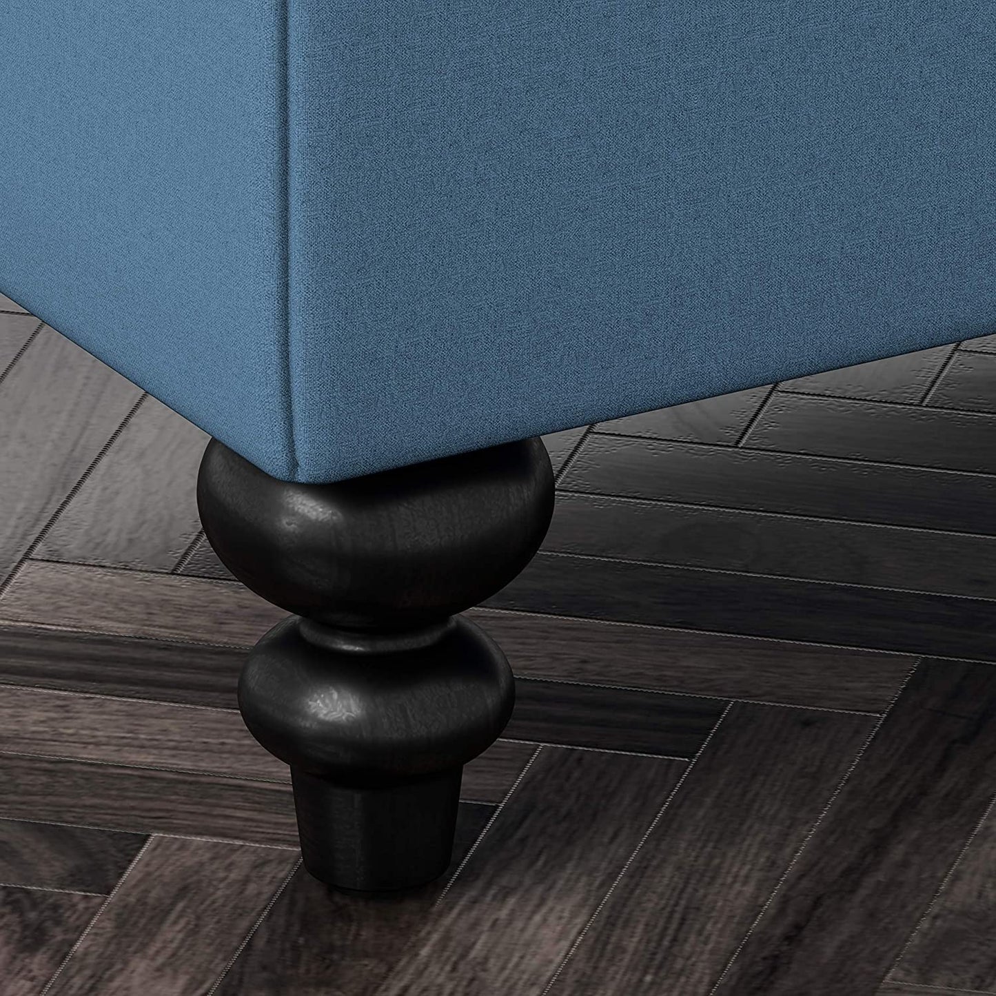 Ottoman with Storage, 51-inch Bench with Button-Tufted