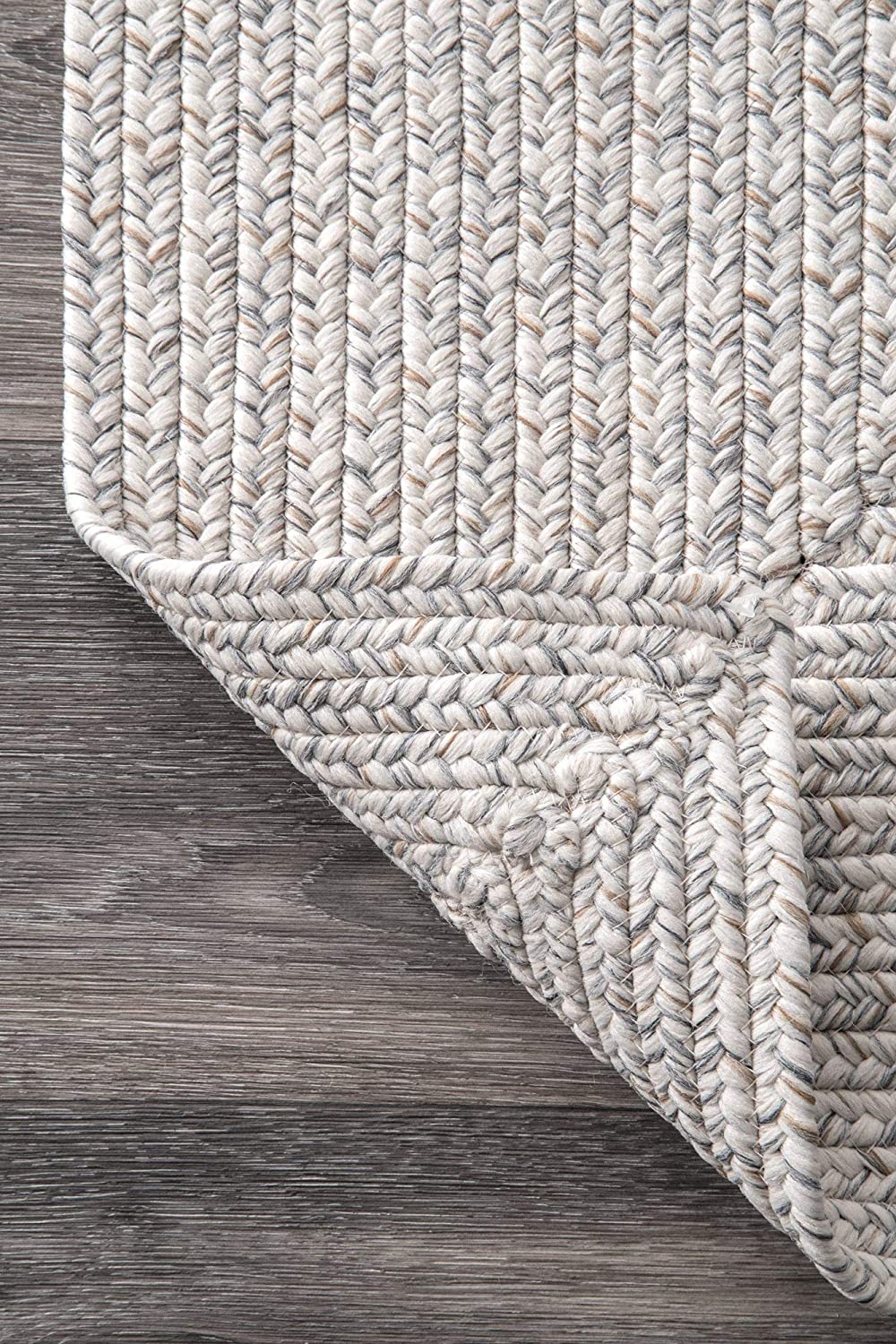 Braided Handmade Ivory Indoor/Outdoor Soft Area Rug