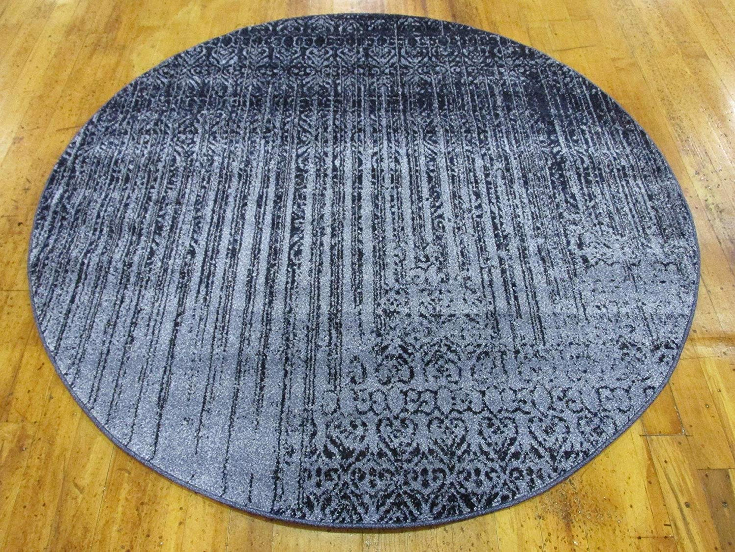 Modern Distressed Blue Soft Area Rug