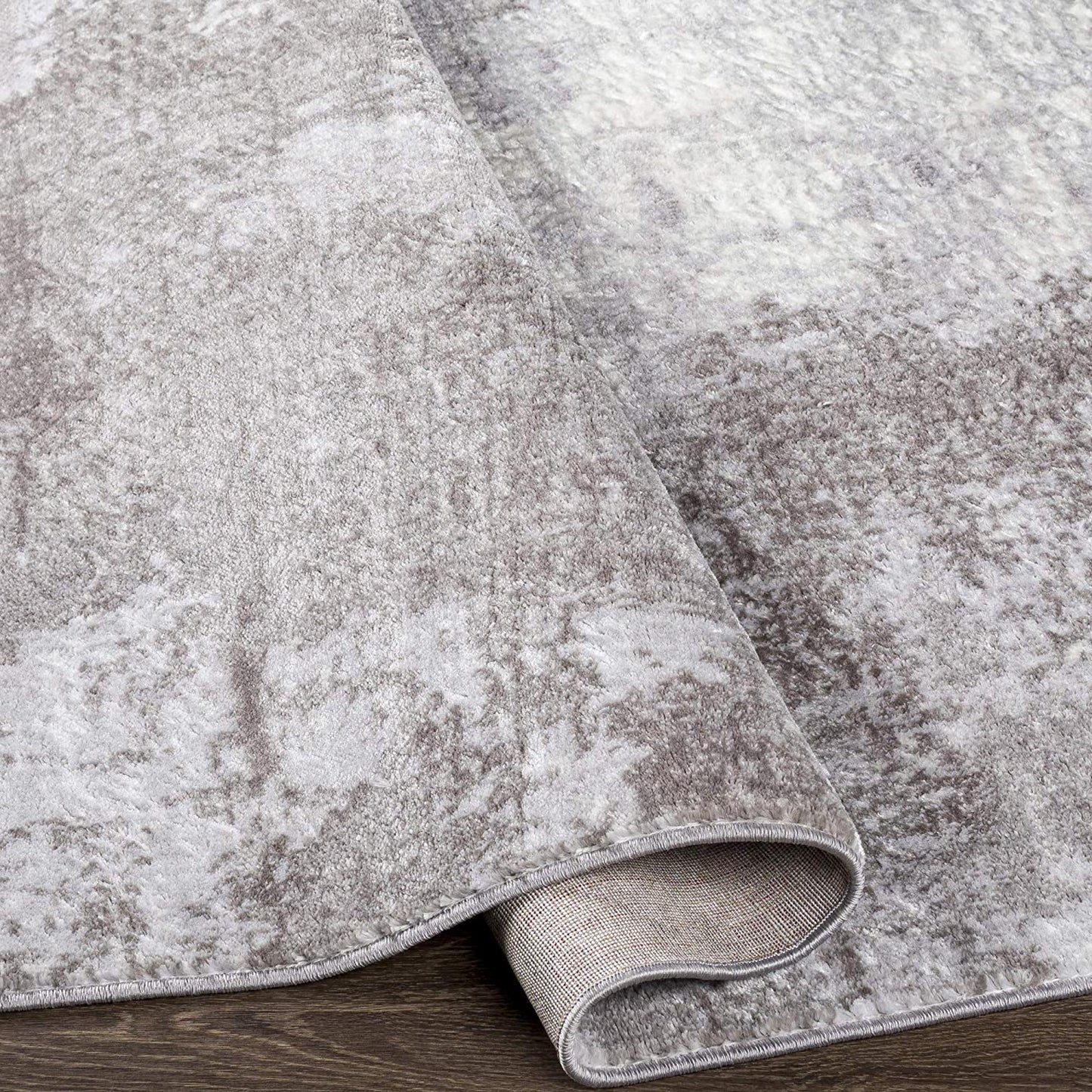 Artistic Weavers Houda Modern Abstract Area Rug, 5'3" x 7'3", Silver Gray