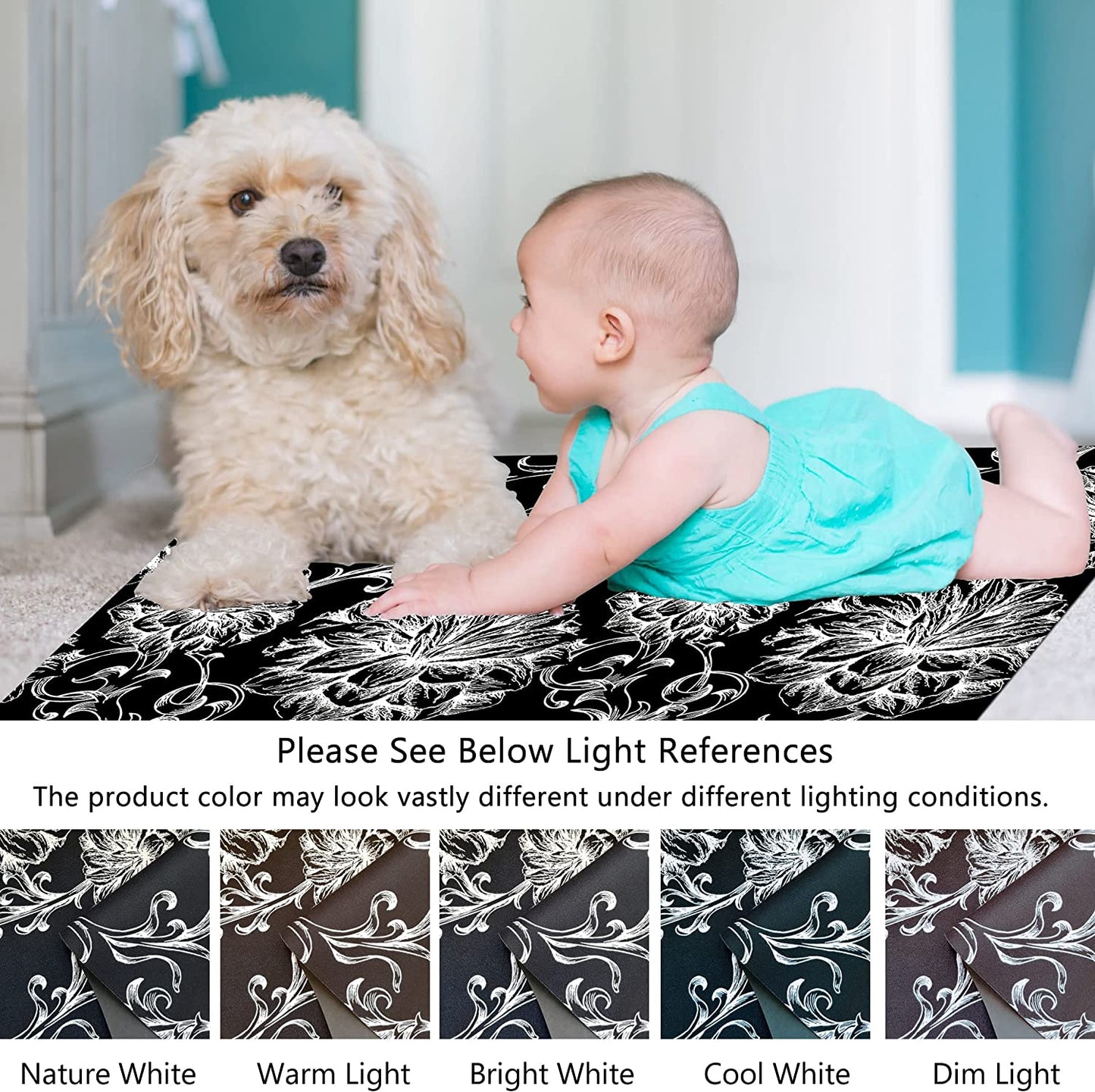 1/10 Inch Ultra Thin Front Door Washable Mat