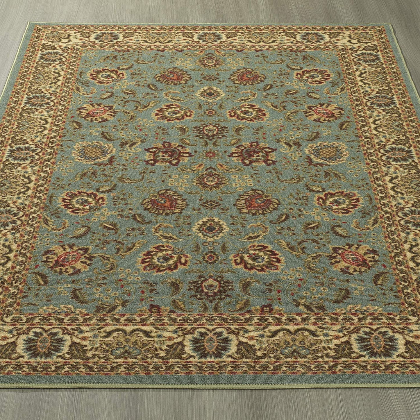 Collection Persian Style Rug Oriental Rugs with Non-Skid Rubber Backing Area Rug