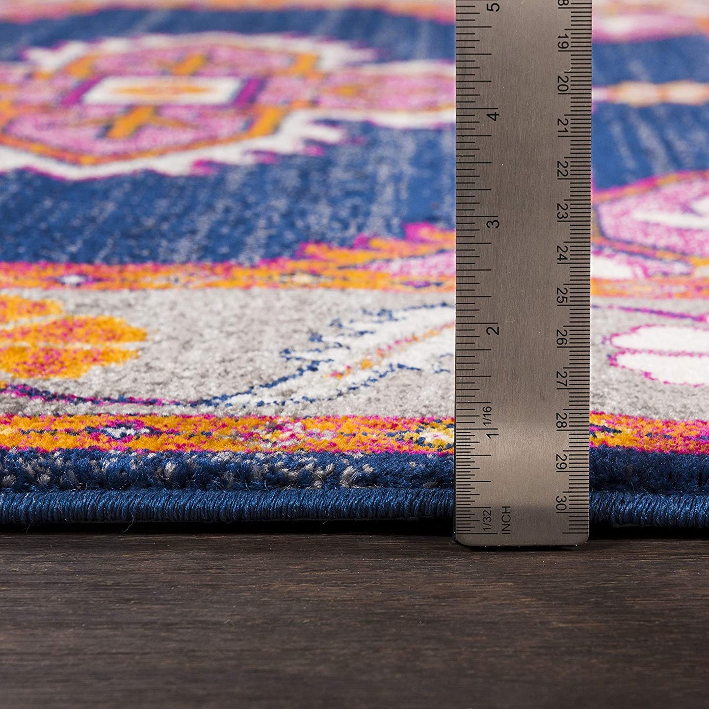 Elodia Soft Area Rug Dark Blue