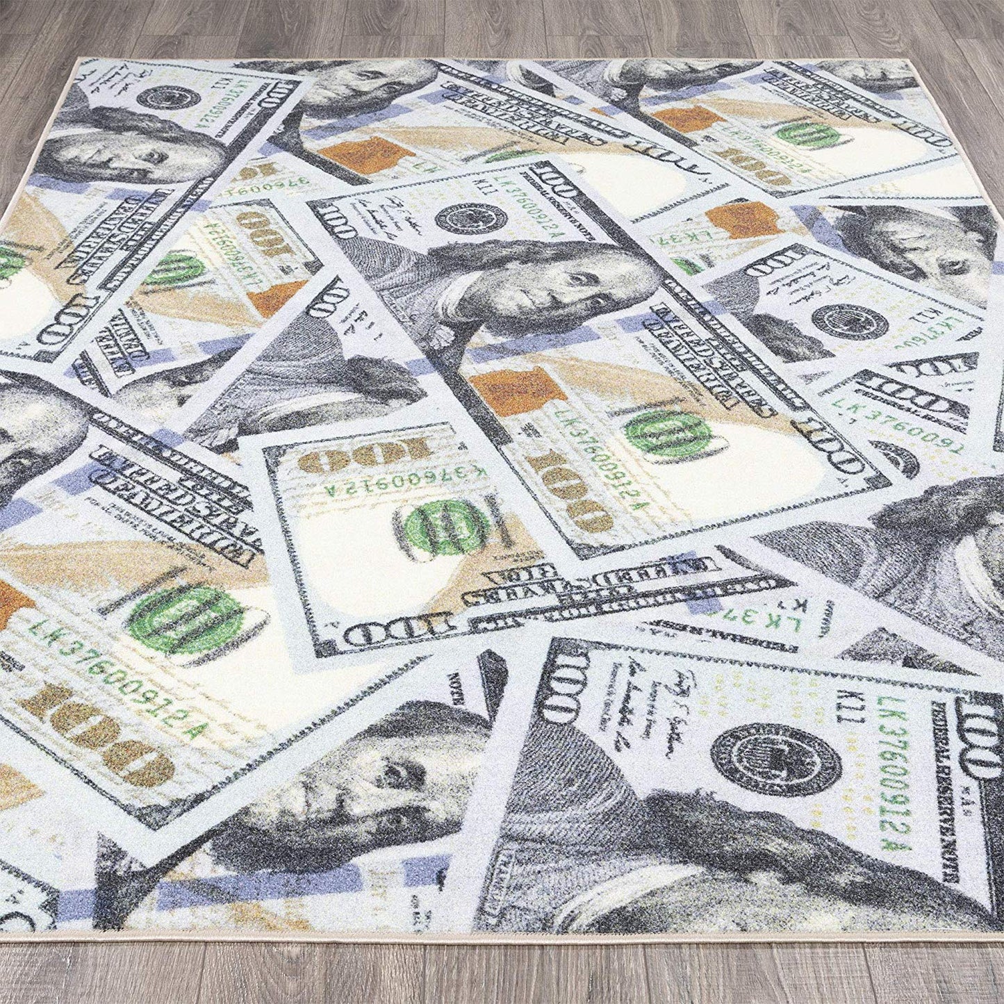 Dollar Printed Pattern Non-skid Area rug